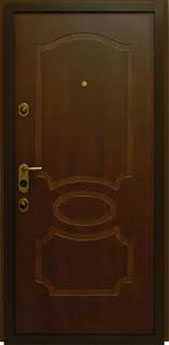 Металлическая входная дверь обшитая декоративной обшивкой фанерой киев