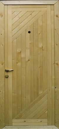 Дверь металлическая входная обшита деревянной вагонкой киев